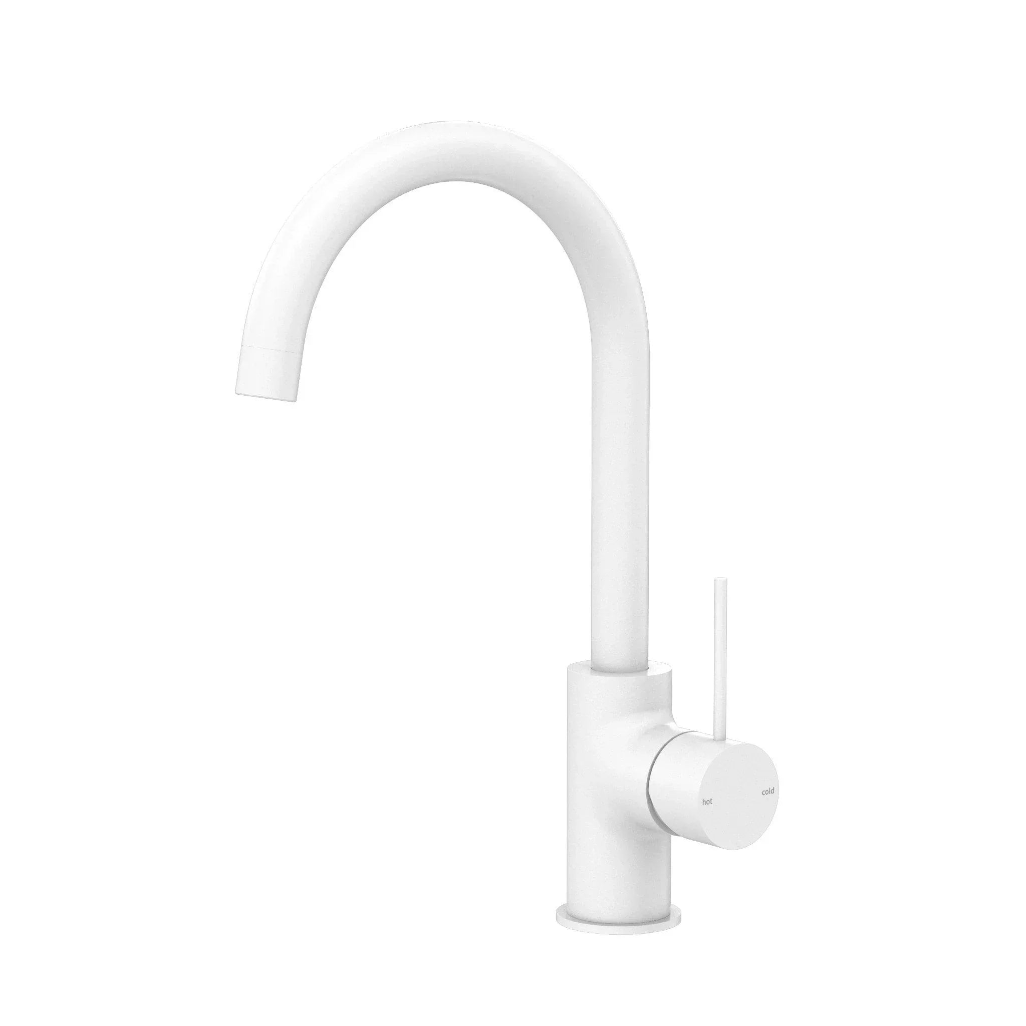 NERO MECCA KITCHEN MIXER MATTE WHITE - Ideal Bathroom CentreNR221907MW