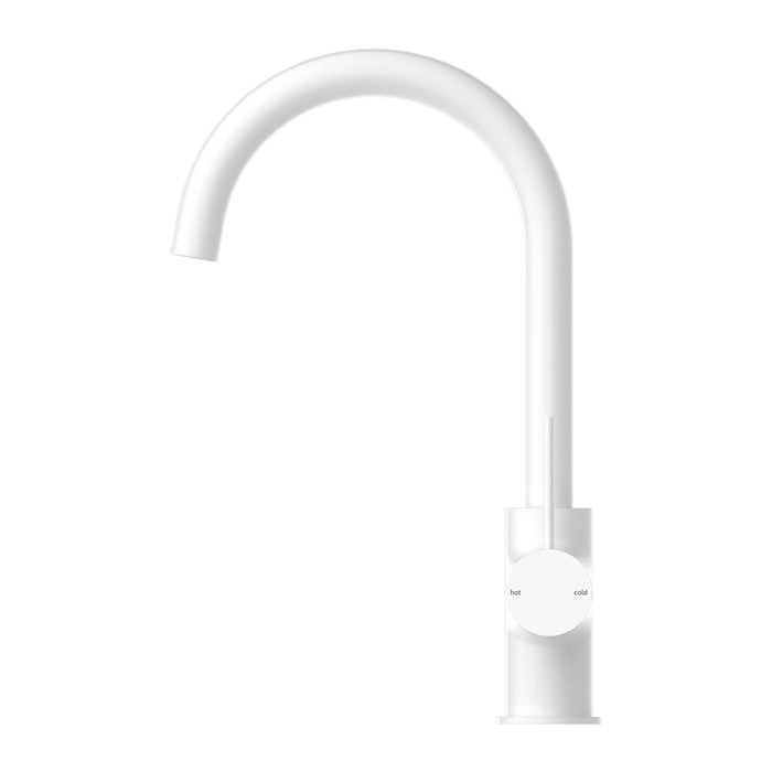 NERO MECCA KITCHEN MIXER MATTE WHITE - Ideal Bathroom CentreNR221907MW