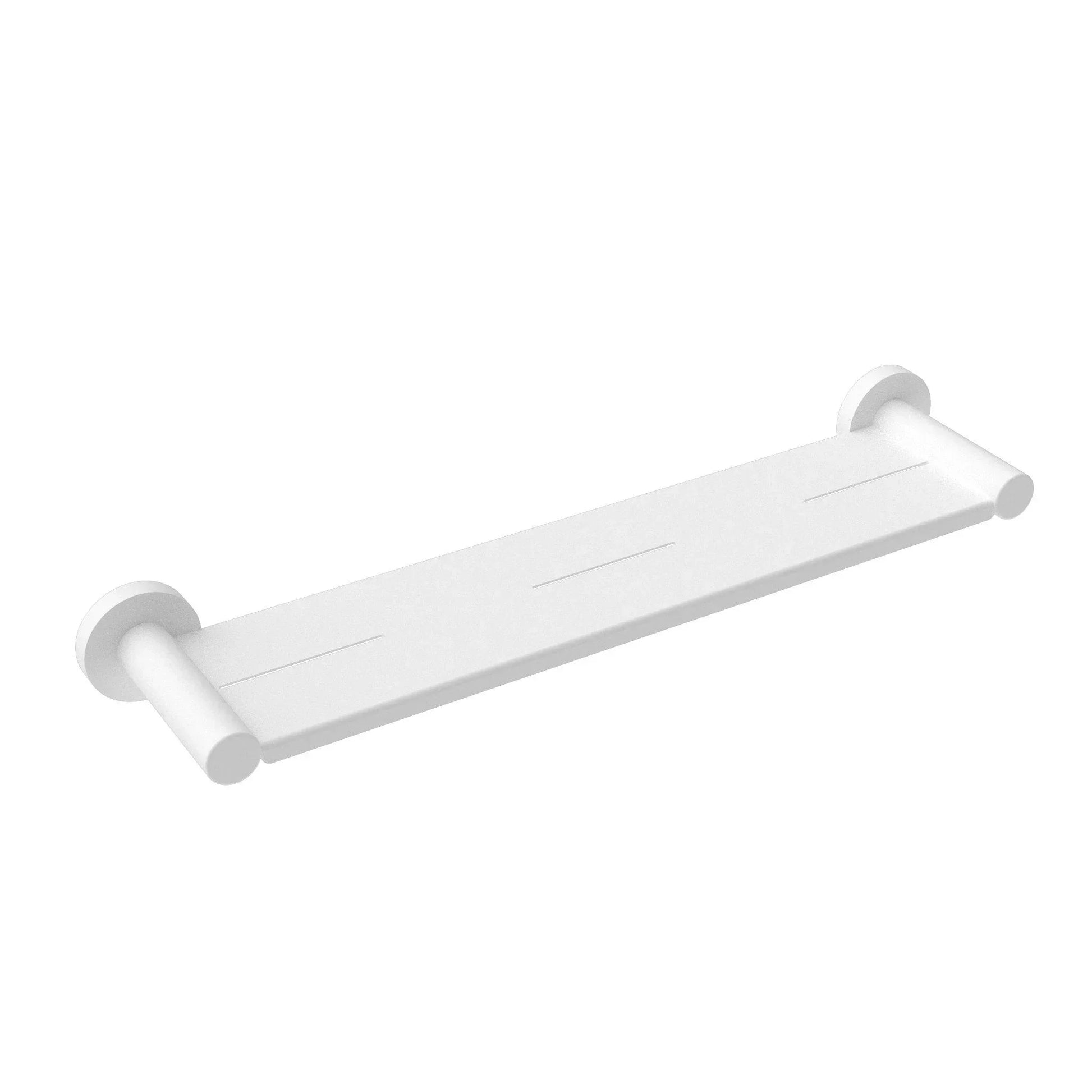 NERO MECCA METAL SHOWER SHELF MATTE WHITE - Ideal Bathroom CentreNR1987aMW