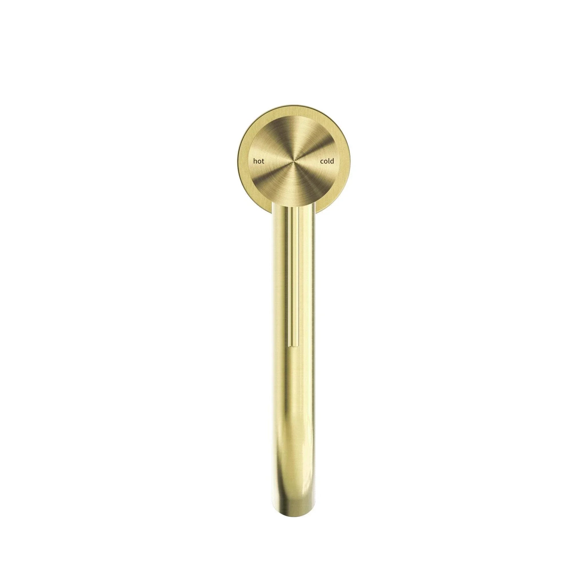 NERO MECCA MID TALL BASIN MIXER BRUSHED GOLD - Ideal Bathroom CentreNR221901EBG