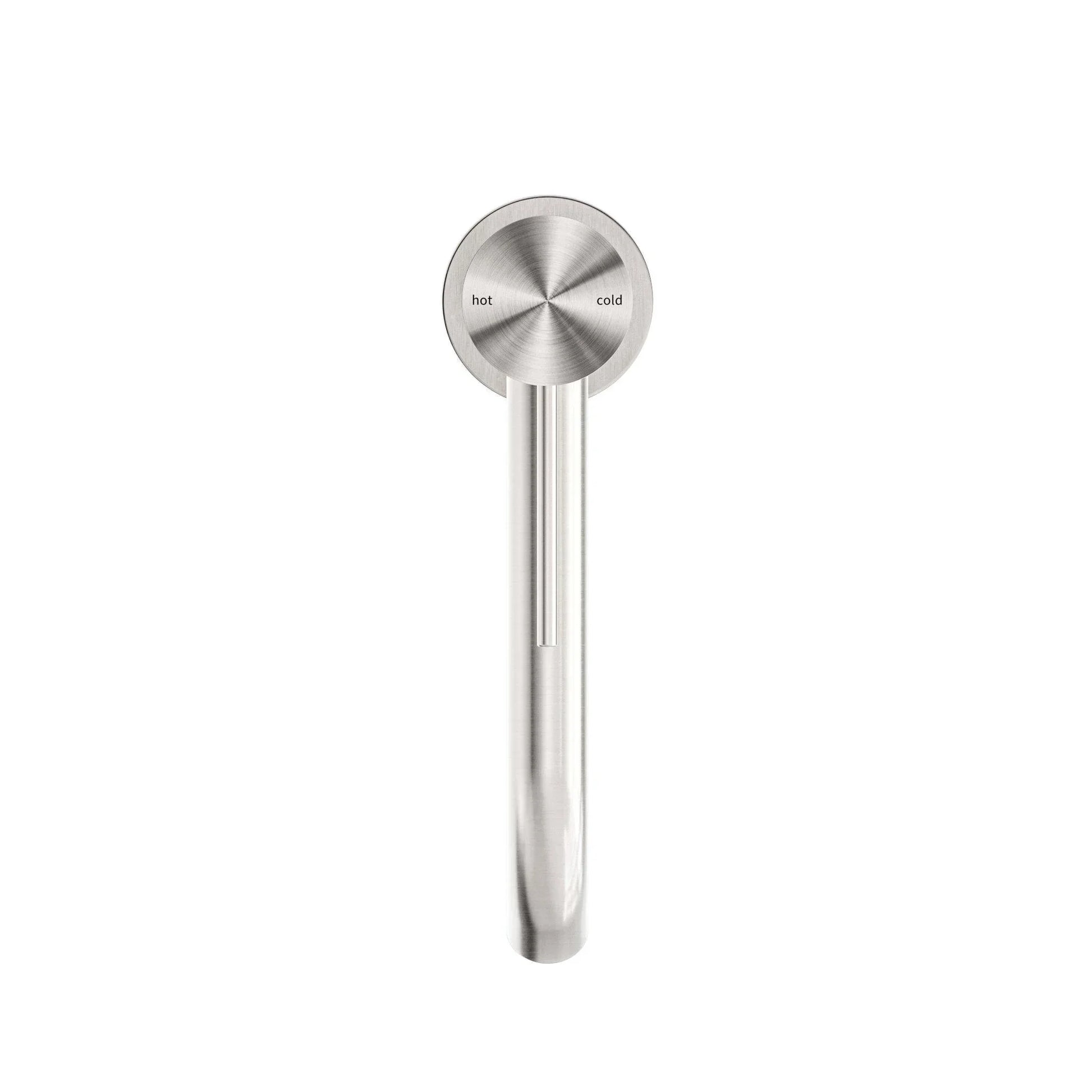 NERO MECCA MID TALL BASIN MIXER BRUSHED NICKEL - Ideal Bathroom CentreNR221901EBN