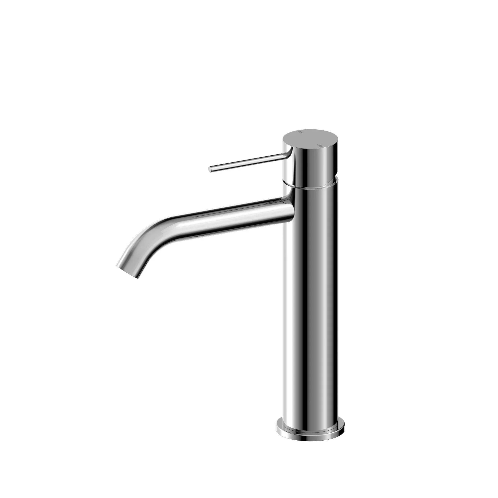 NERO MECCA MID TALL BASIN MIXER CHROME - Ideal Bathroom CentreNR221901ECH