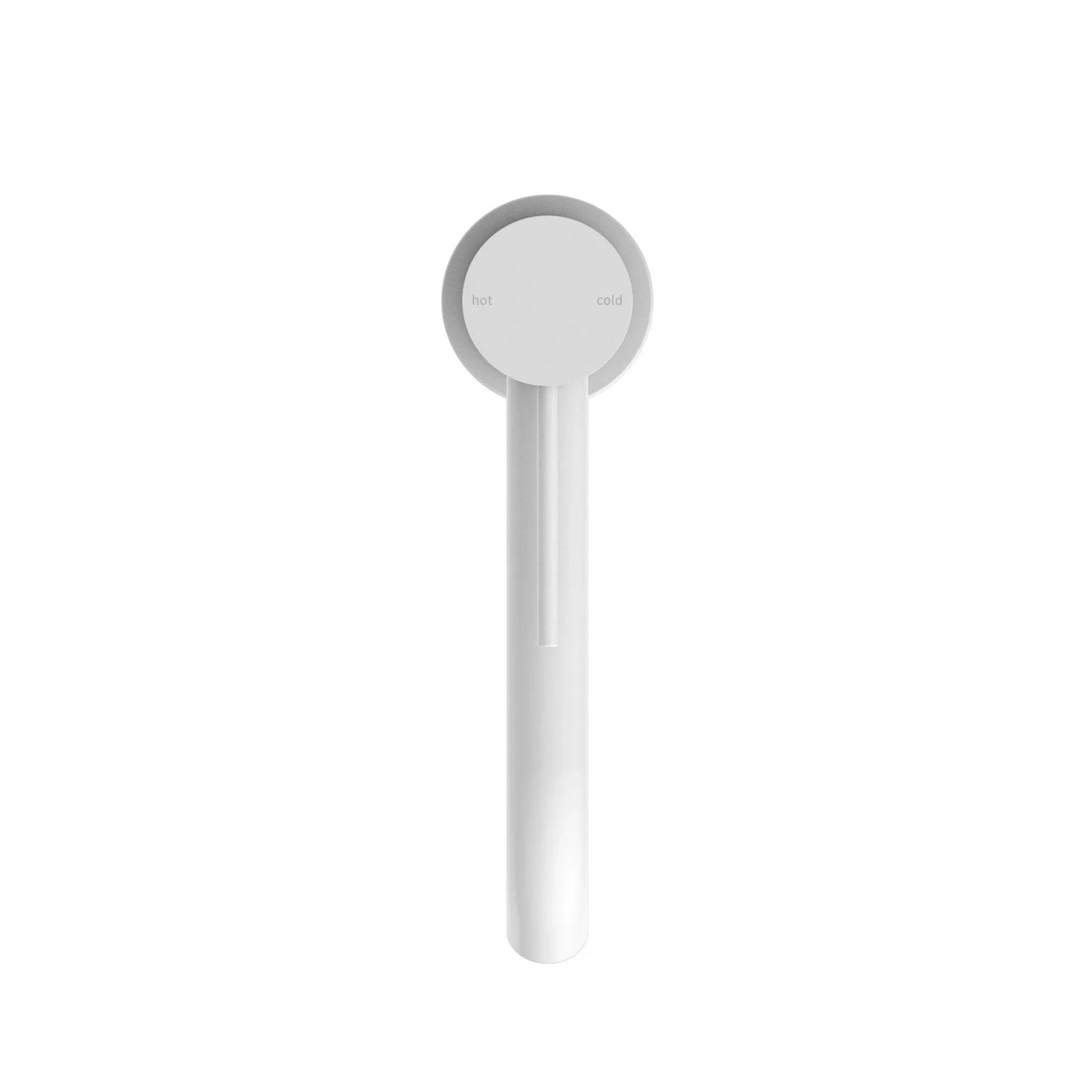NERO MECCA MID TALL BASIN MIXER MATTE WHITE - Ideal Bathroom CentreNR221901EMW