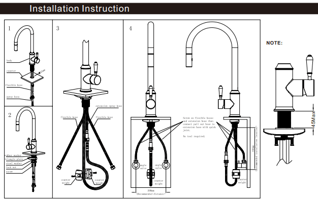 NERO MECCA PULL OUT SINK MIXER WITH VEGIE SPRAY FUNCTION BRUSHED NICKEL - Ideal Bathroom CentreNR221908BN