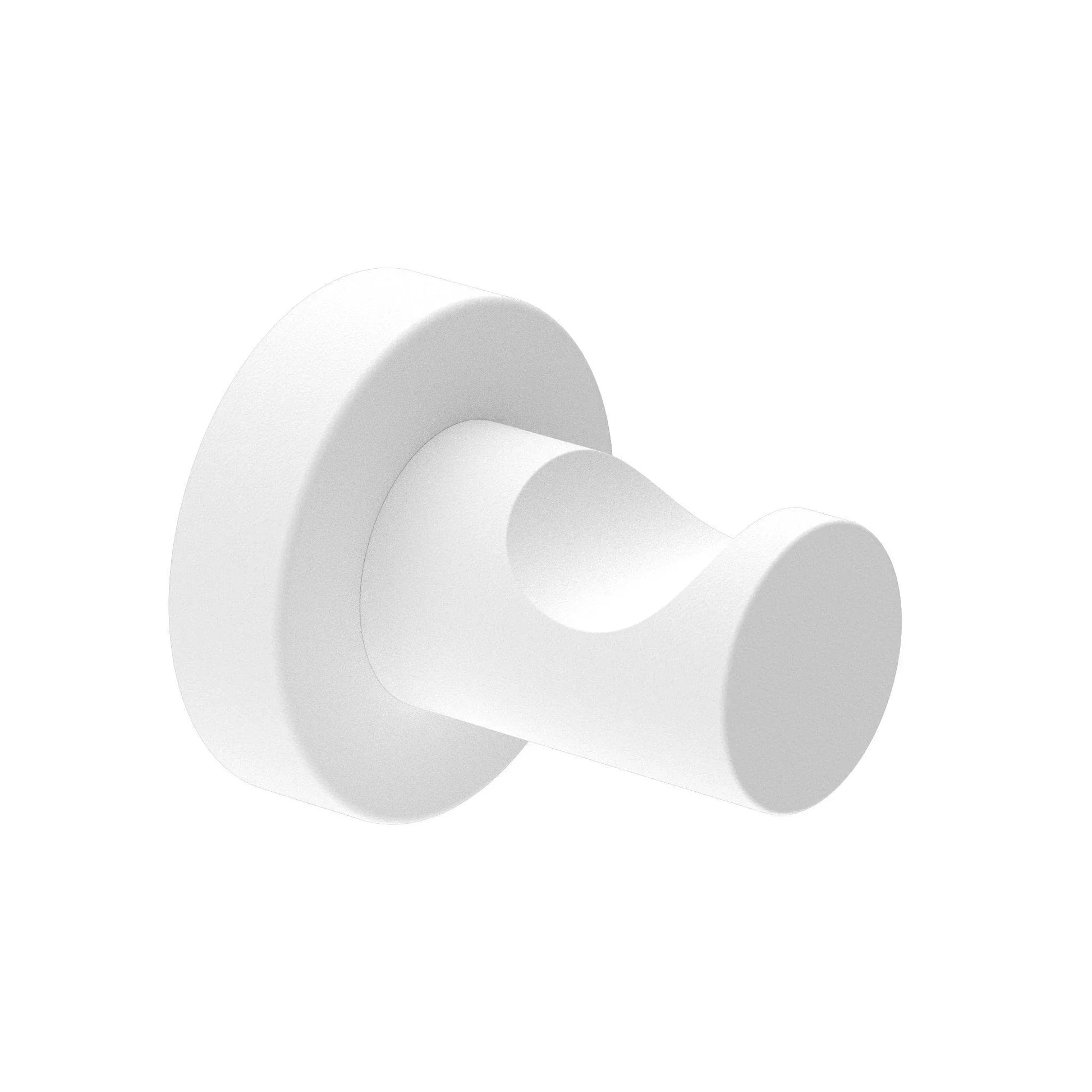 NERO MECCA ROBE HOOK MATTE WHITE - Ideal Bathroom CentreNR1982MW