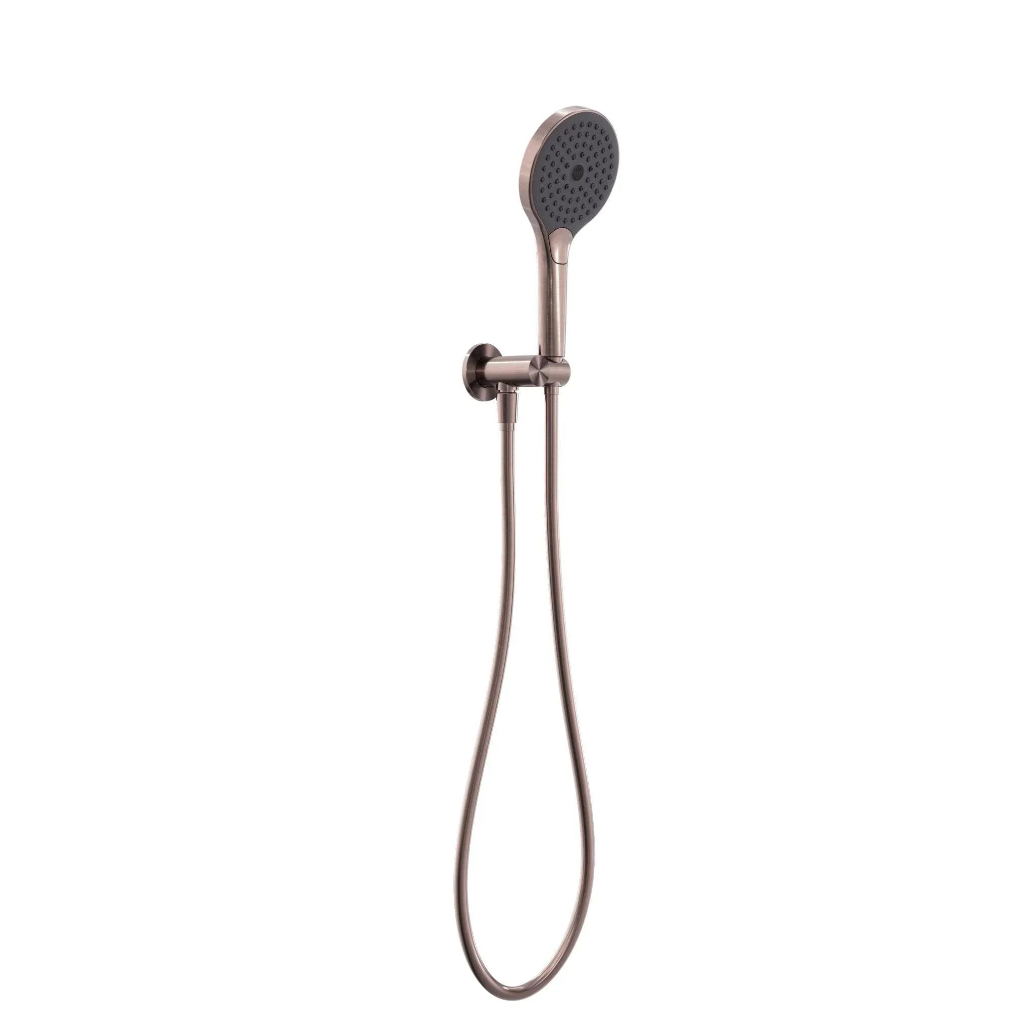 NERO MECCA SHOWER BRACKET WITH AIR SHOWER II BRUSHED BRONZE - Ideal Bathroom CentreNR221905FBZ