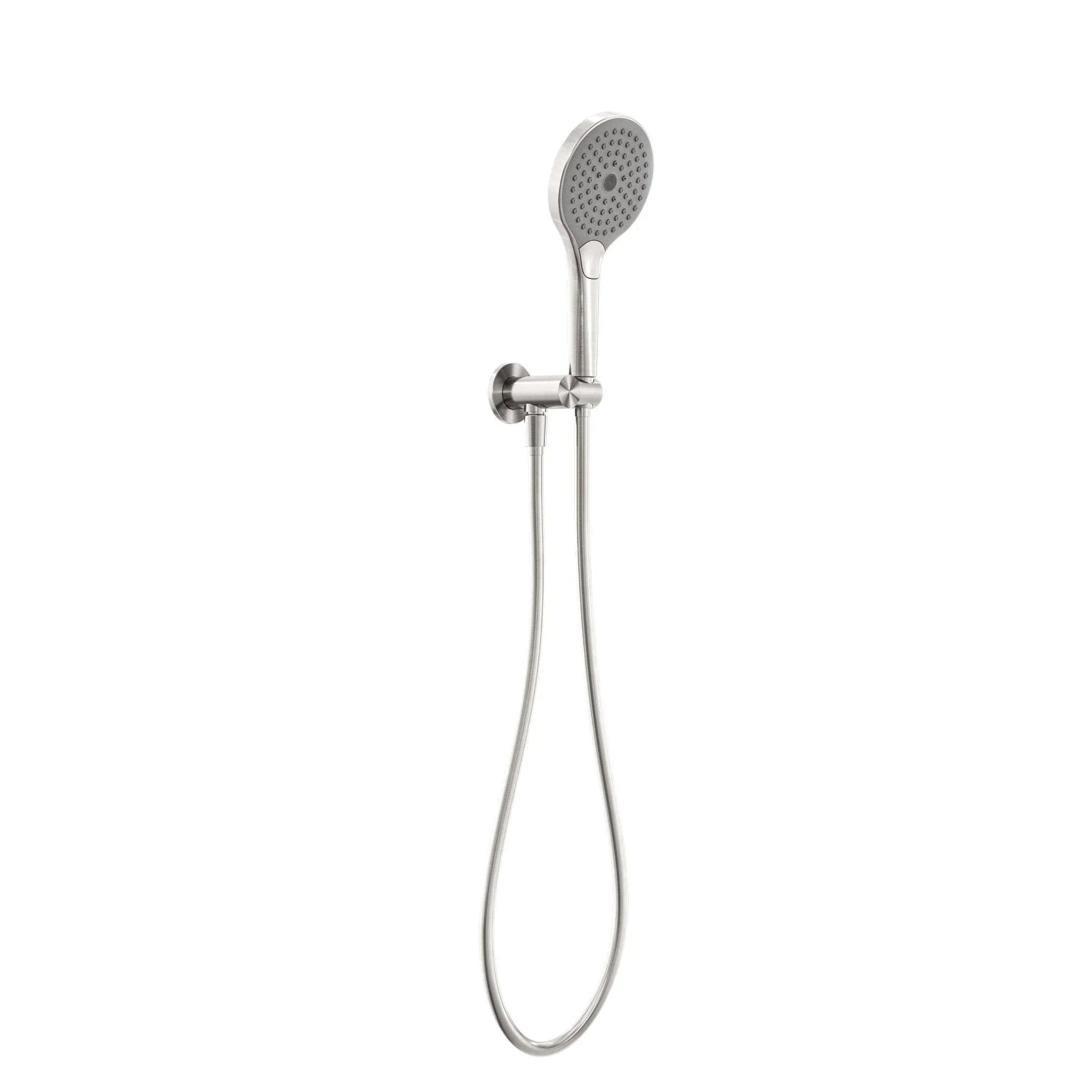 NERO MECCA SHOWER BRACKET WITH AIR SHOWER II BRUSHED NICKEL - Ideal Bathroom CentreNR221905FBN