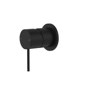 NERO MECCA SHOWER MIXER 60MM PLATE MATTE BLACK - Ideal Bathroom CentreNR221911HMB