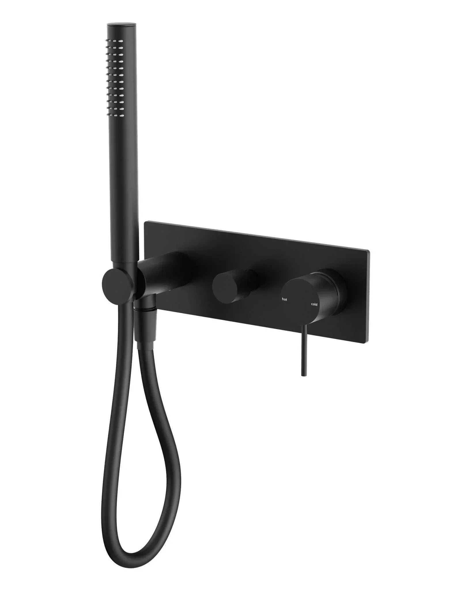 NERO MECCA SHOWER MIXER DIVERTOR SYSTEM MATTE BLACK - Ideal Bathroom CentreNR221912EMB