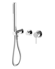 NERO MECCA SHOWER MIXER DIVERTOR SYSTEM SEPARATE BACK PLATE CHROME - Ideal Bathroom CentreNR221912FCH