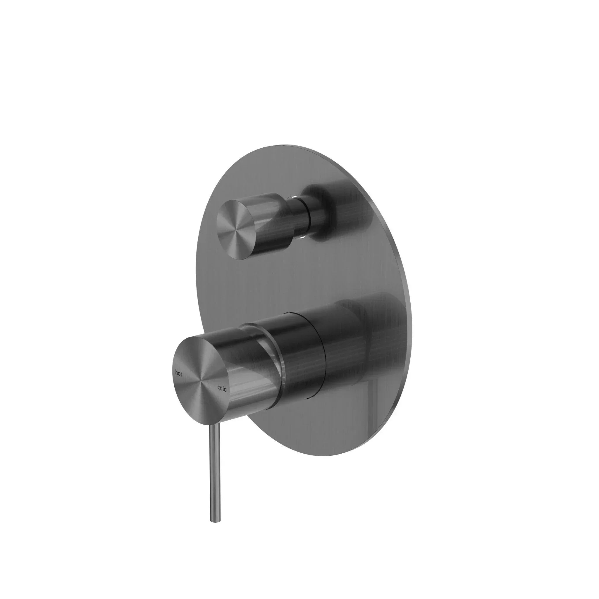 NERO MECCA SHOWER MIXER WITH DIVERTOR GUN METAL - Ideal Bathroom CentreNR221911AGM