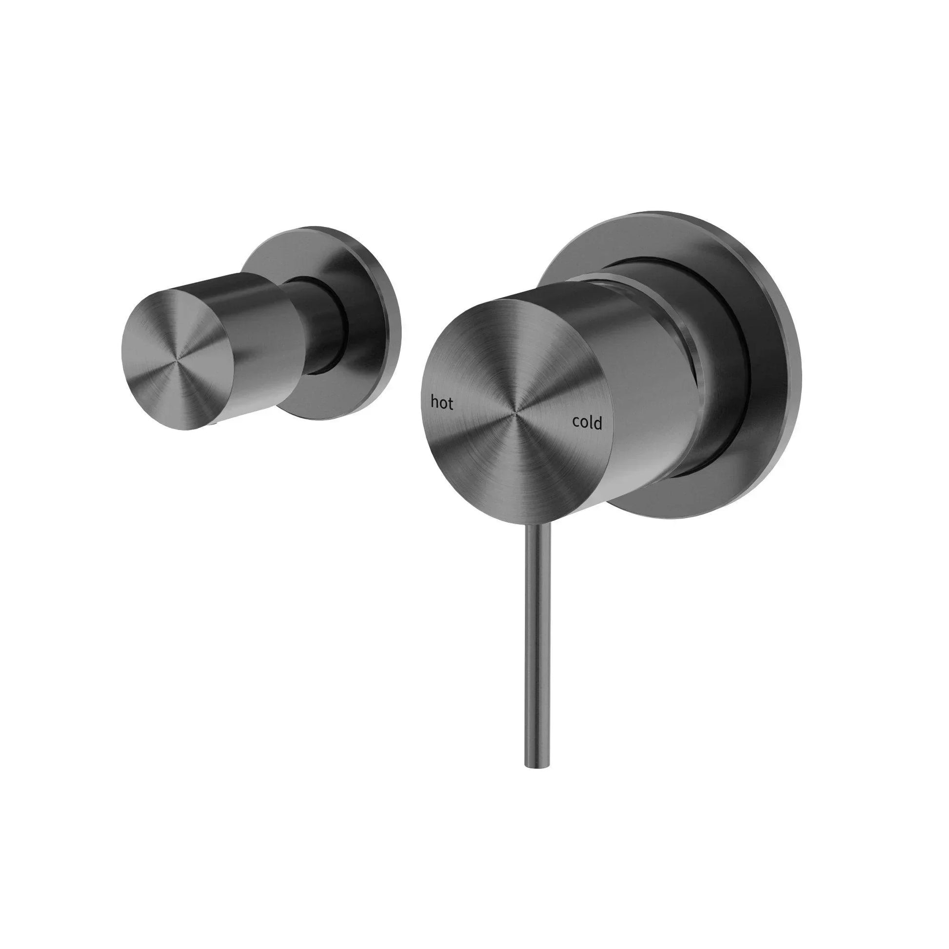 NERO MECCA SHOWER MIXER WITH HORIZONTAL 2 WAY DIVERTOR GUN METAL - Ideal Bathroom CentreNR221911UGM