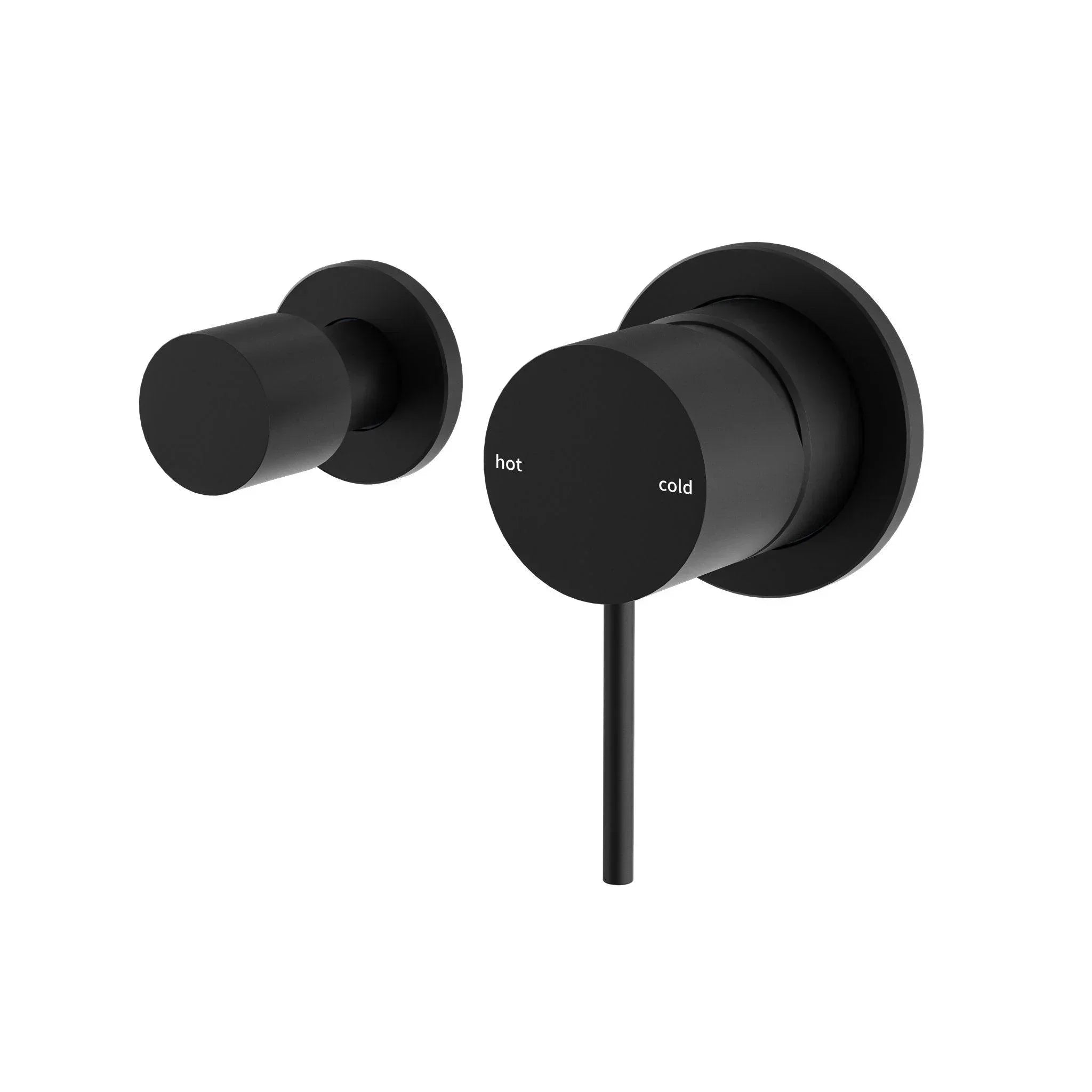 NERO MECCA SHOWER MIXER WITH HORIZONTAL 2 WAY DIVERTOR MATTE BLACK - Ideal Bathroom CentreNR221911UMB