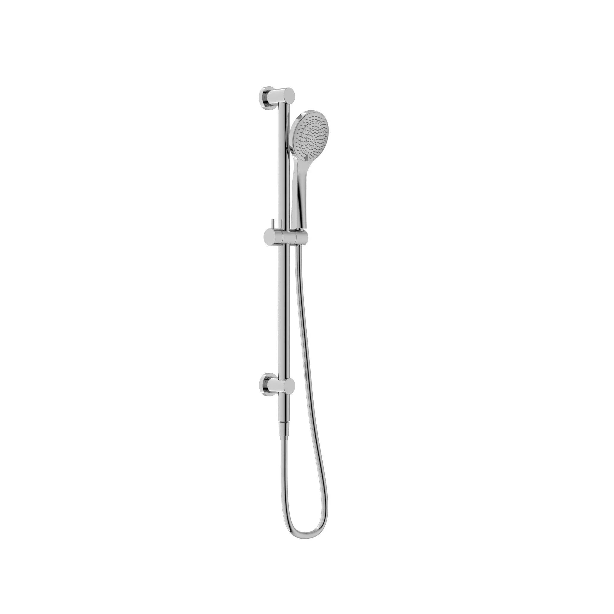 NERO MECCA SHOWER RAIL WITH AIR SHOWER CHROME - Ideal Bathroom CentreNR221905aCH