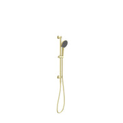 NERO MECCA SHOWER RAIL WITH AIR SHOWER II BRUSHED GOLD - Ideal Bathroom CentreNR221905GBG