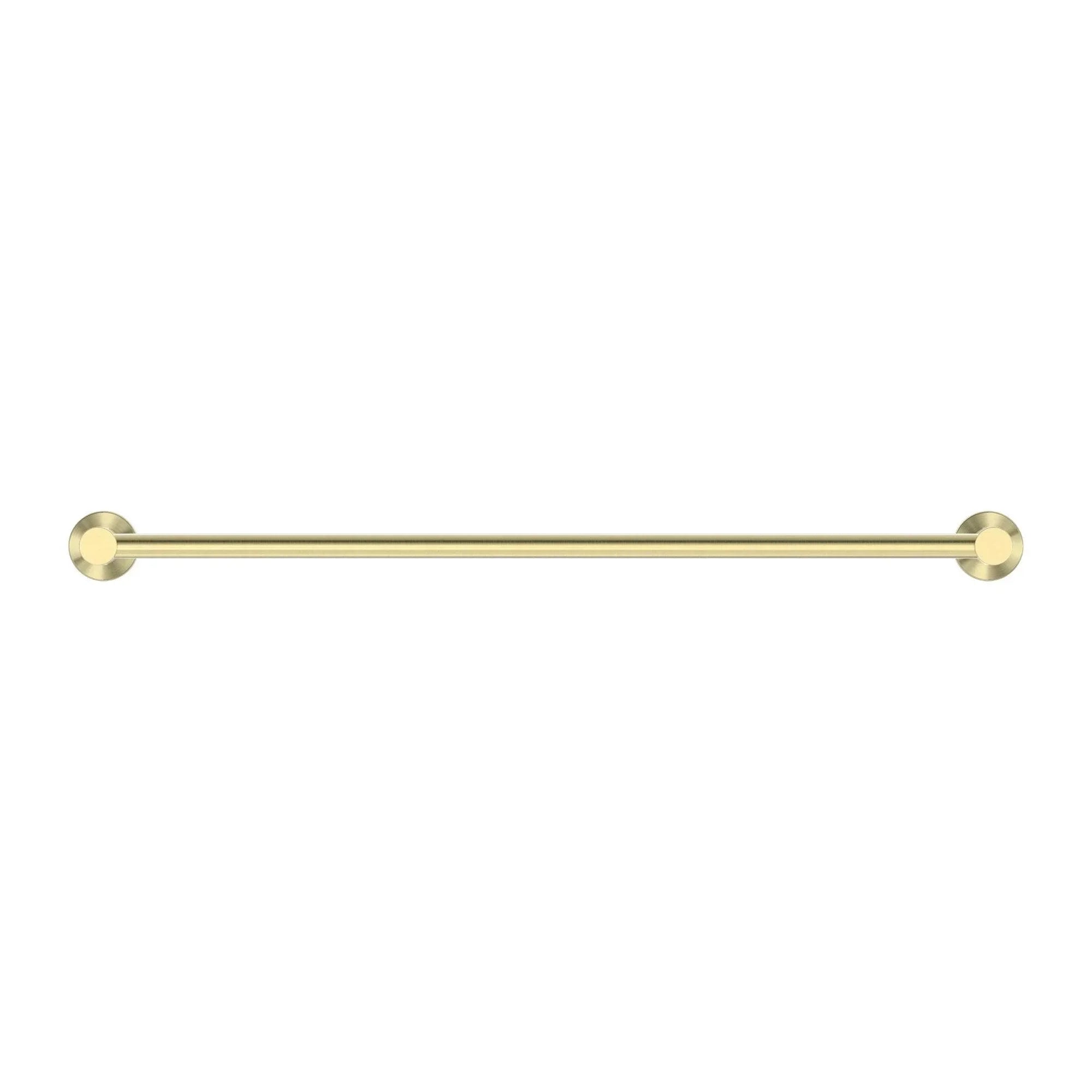 NERO MECCA SINGLE TOWEL RAIL 600MM BRUSHED GOLD - Ideal Bathroom CentreNR1924BG