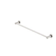 NERO MECCA SINGLE TOWEL RAIL 600MM BRUSHED NICKEL - Ideal Bathroom CentreNR1924BN