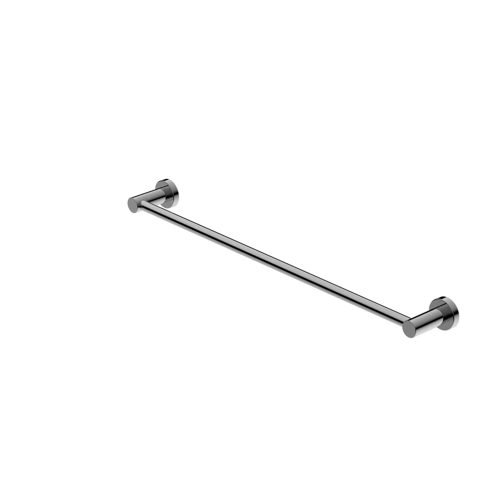 NERO MECCA SINGLE TOWEL RAIL 600MM CHROME - Ideal Bathroom CentreNR1924CH