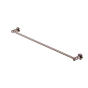 NERO MECCA SINGLE TOWEL RAIL 800MM BRUSHED BRONZE - Ideal Bathroom CentreNR1930BZ