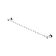 NERO MECCA SINGLE TOWEL RAIL 800MM BRUSHED NICKEL - Ideal Bathroom CentreNR1930BN