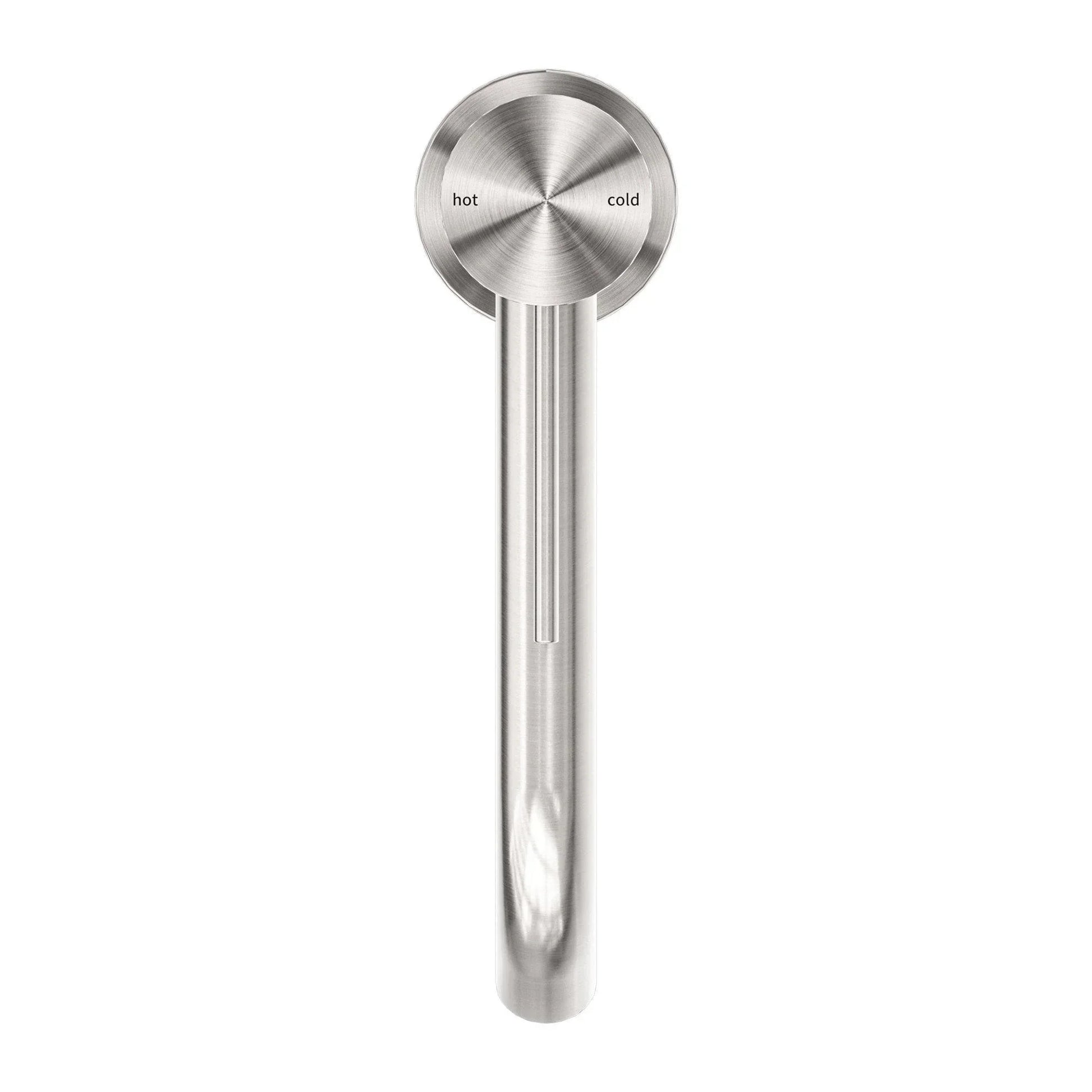 NERO MECCA TALL BASIN MIXER BRUSHED NICKEL - Ideal Bathroom CentreNR221901aBN