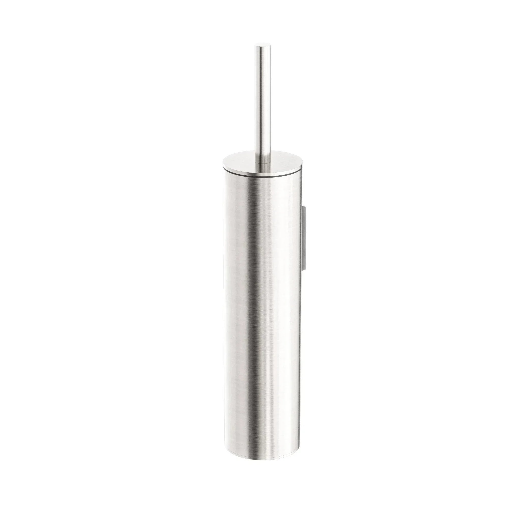 NERO MECCA TOILET BRUSH HOLDER BRUSHED NICKEL - Ideal Bathroom CentreNR1988BN