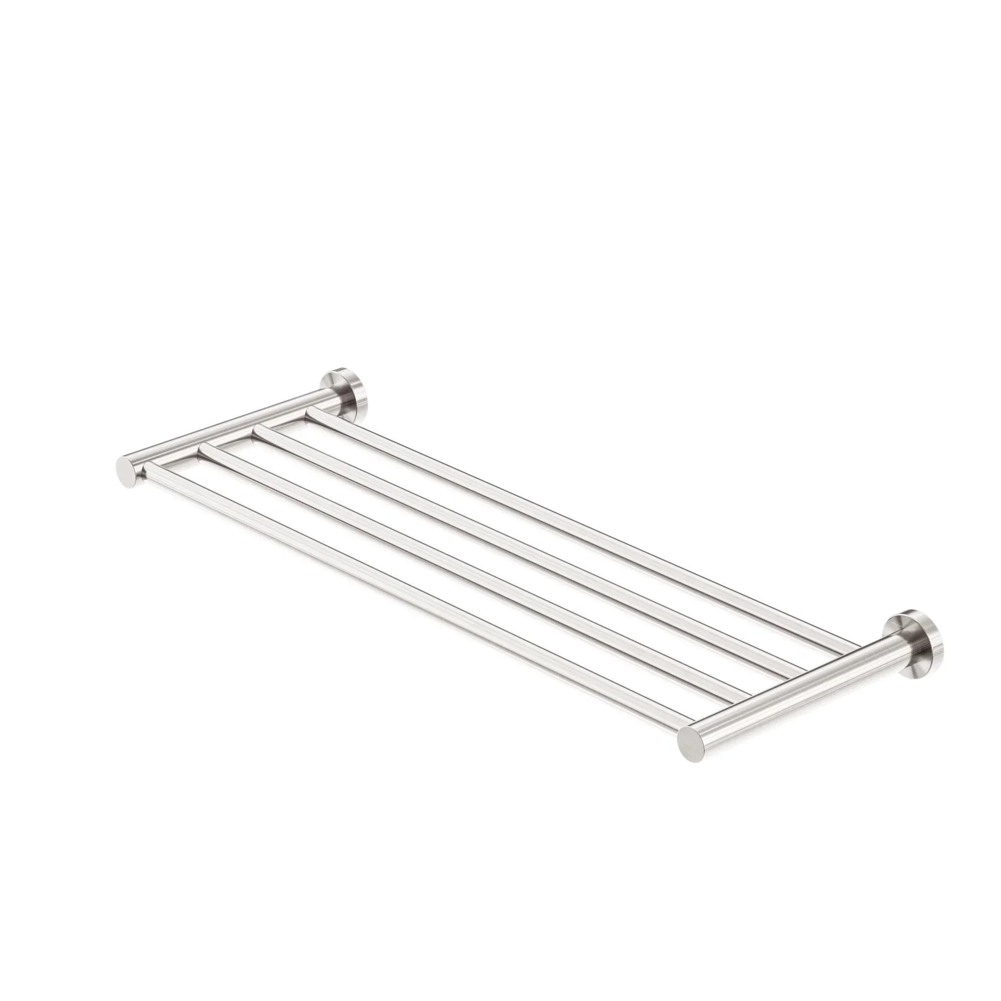 NERO MECCA TOWEL RACK BRUSHED NICKEL - Ideal Bathroom CentreNR1989BN