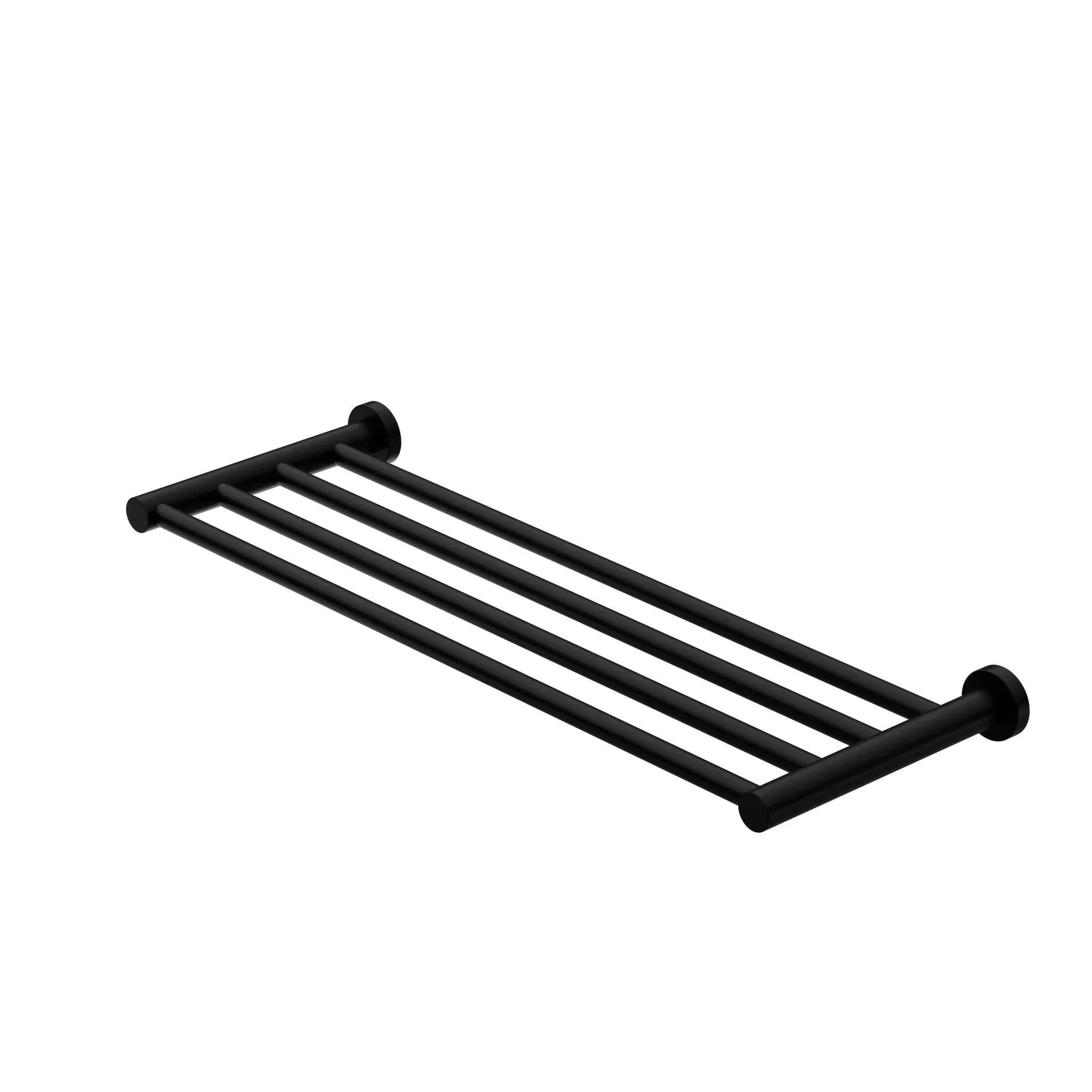 NERO MECCA TOWEL RACK MATTE BLACK - Ideal Bathroom CentreNR1989MB