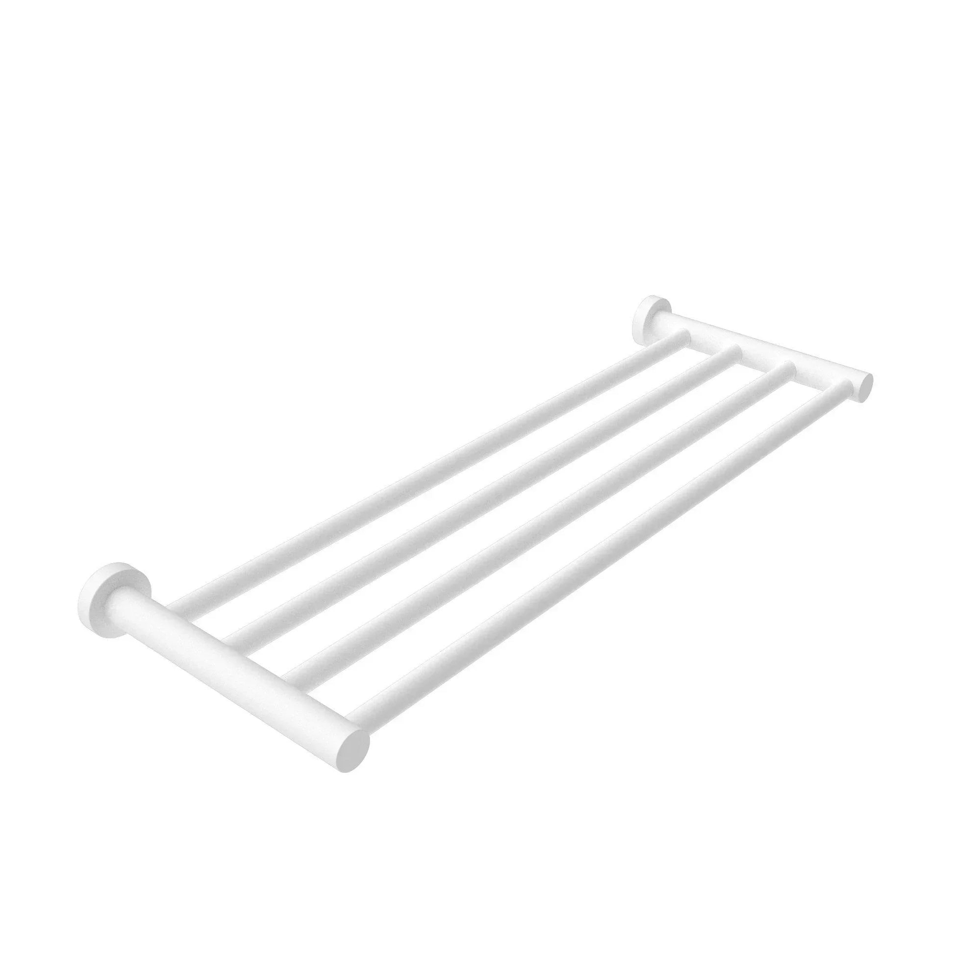 NERO MECCA TOWEL RACK MATTE WHITE - Ideal Bathroom CentreNR1989MW