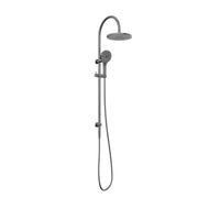 NERO MECCA TWIN SHOWER GUN METAL - Ideal Bathroom CentreNR221905eGM