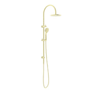 NERO MECCA TWIN SHOWER WITH AIR SHOWER BRUSHED GOLD - Ideal Bathroom CentreNR221905bBG