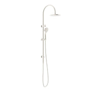 NERO MECCA TWIN SHOWER WITH AIR SHOWER BRUSHED NICKEL - Ideal Bathroom CentreNR221905bBN