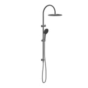 NERO MECCA TWIN SHOWER WITH AIR SHOWER II GUN METAL - Ideal Bathroom CentreNR221905HGM