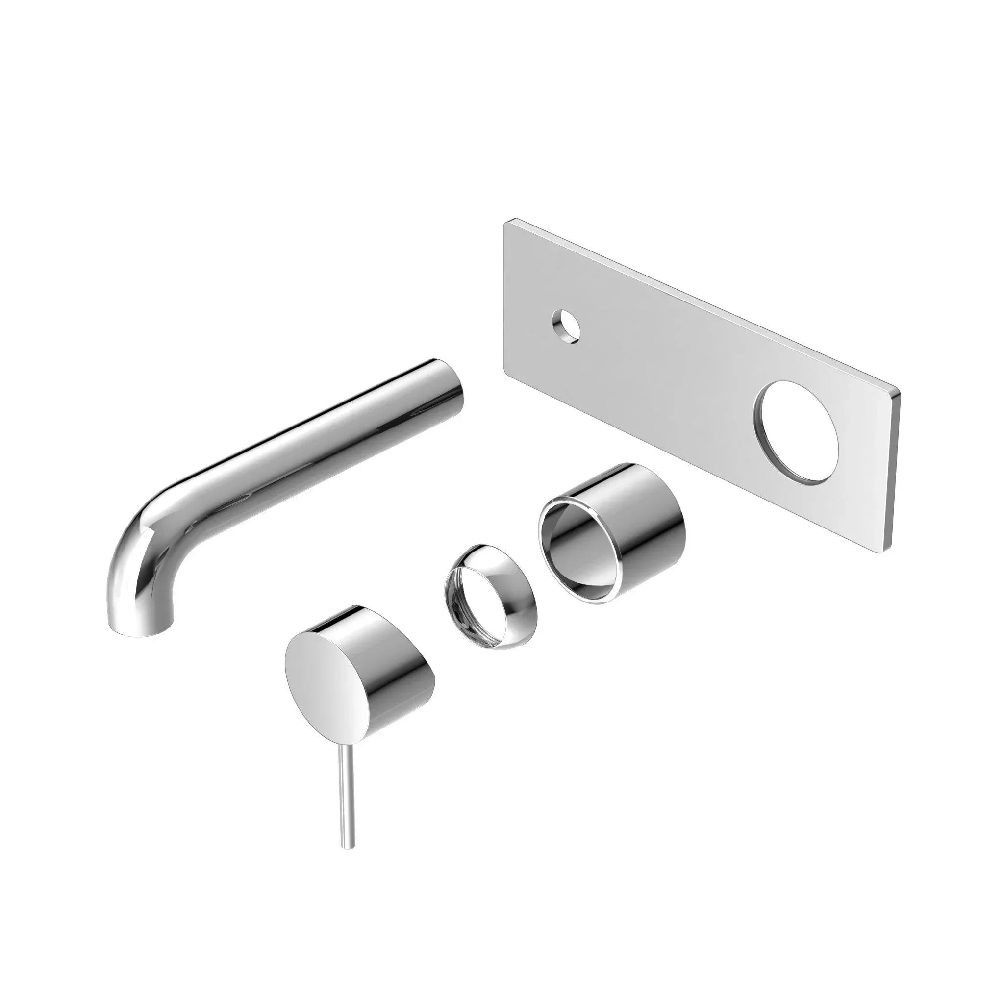 NERO MECCA WALL BASIN/BATH MIXER 120MM TRIM KITS ONLY CHROME - Ideal Bathroom CentreNR221910A120TCH