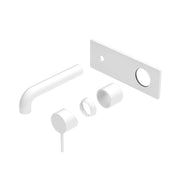 NERO MECCA WALL BASIN/BATH MIXER 185MM TRIM KITS ONLY MATTE WHITE - Ideal Bathroom CentreNR221910A185TMW