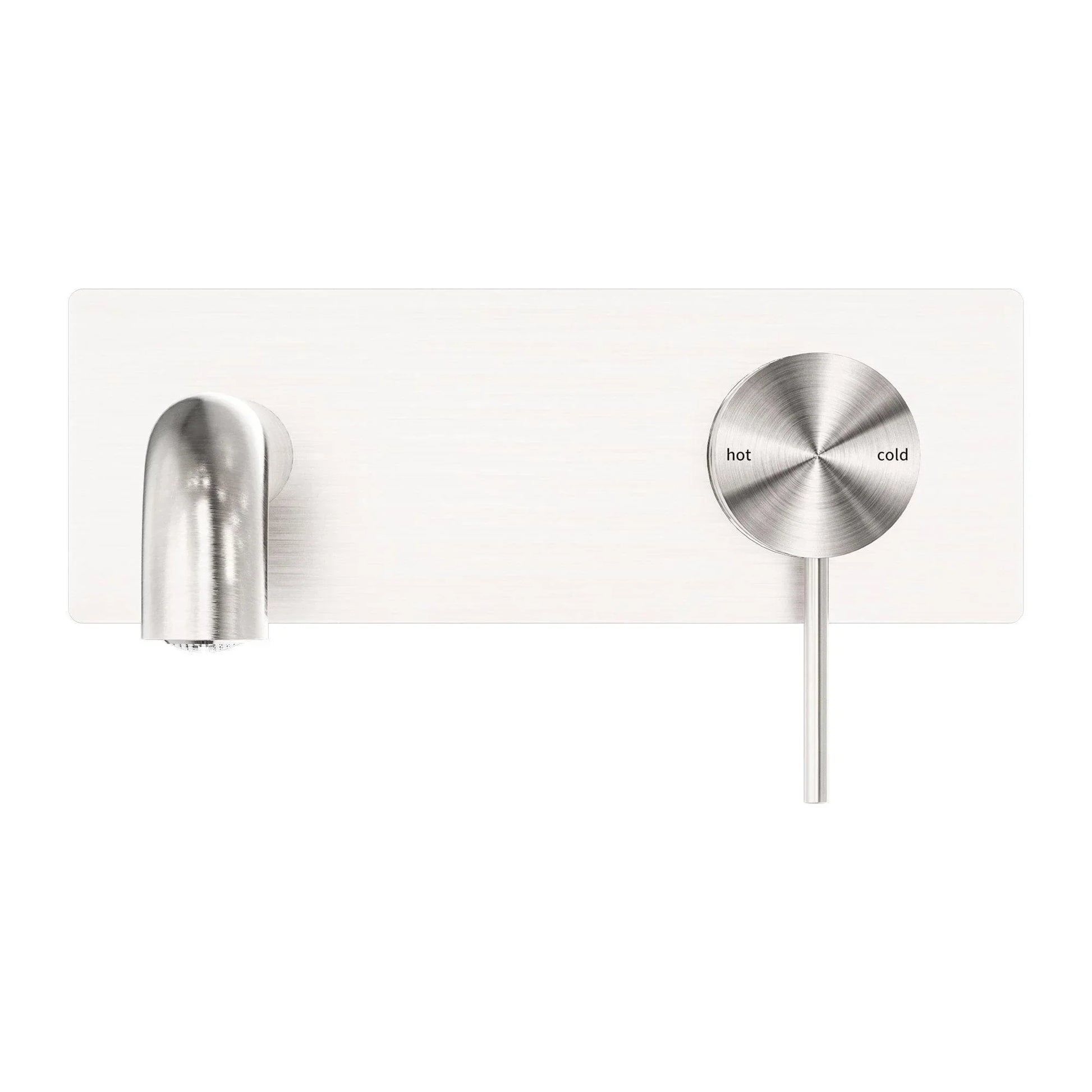 Nero Mecca Wall Basin/Bath Mixer - Ideal Bathroom CentreNR221910A160BNBrushed Nickel160mm