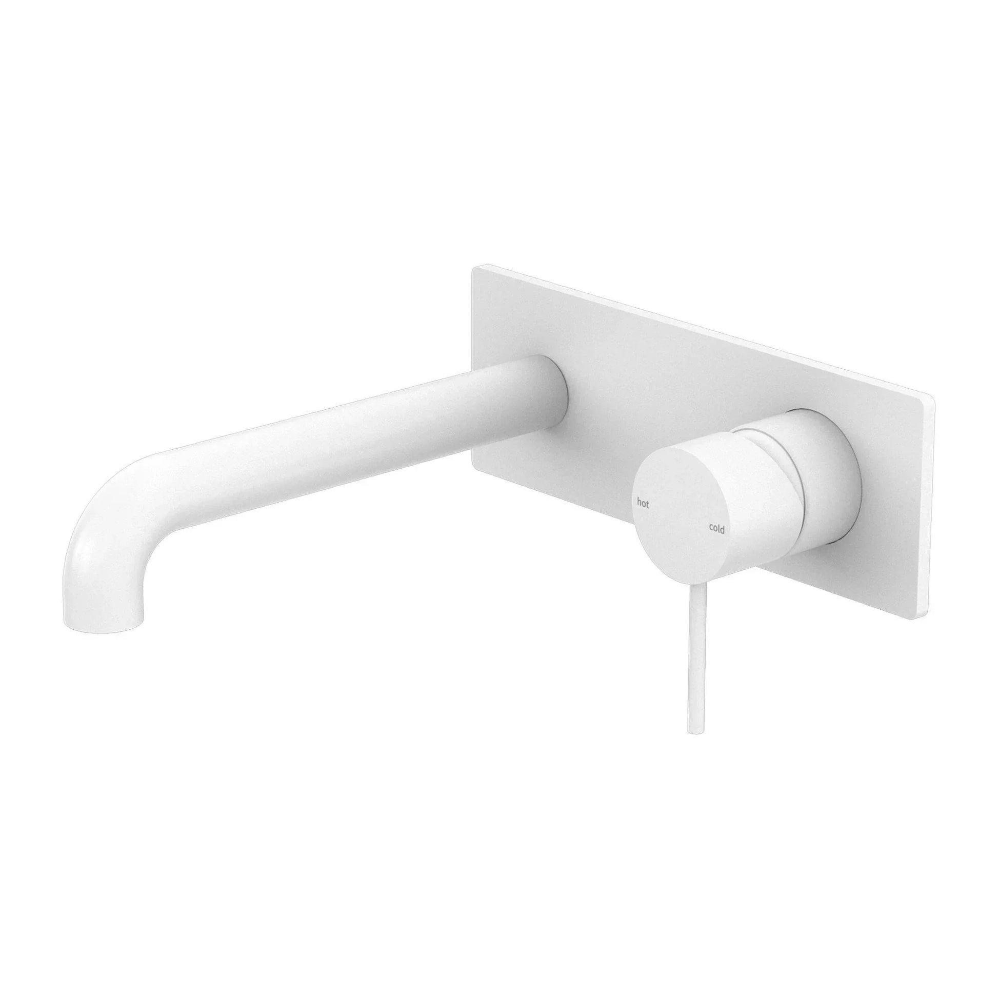 Nero Mecca Wall Basin/Bath Mixer - Ideal Bathroom CentreNR221910A160MWMatte White160mm
