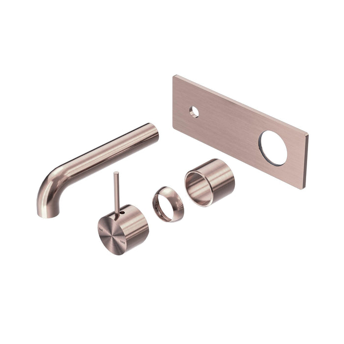 NERO MECCA WALL BASIN/BATH MIXER HANDLE UP 160MM TRIM KITS ONLY BRUSHED BRONZE - Ideal Bathroom CentreNR221910B160TBZ