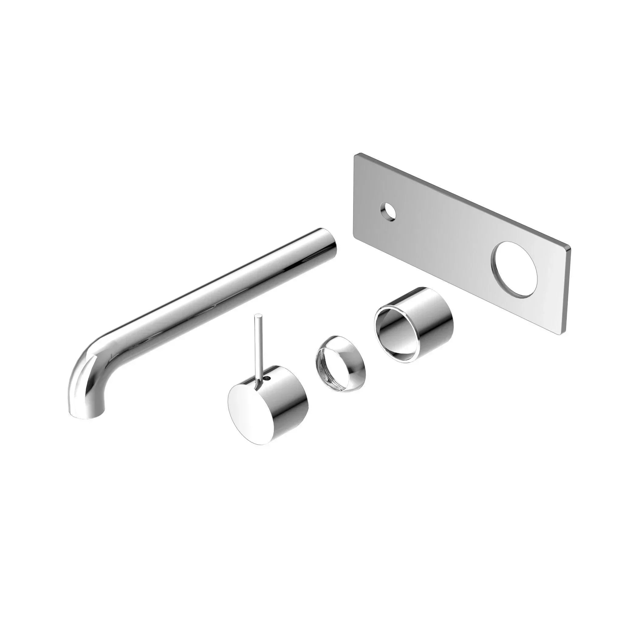 NERO MECCA WALL BASIN/BATH MIXER HANDLE UP 260MM TRIM KITS ONLY CHROME - Ideal Bathroom CentreNR221910B260TCH