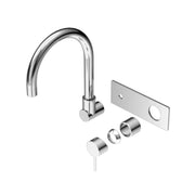 NERO MECCA WALL BASIN/BATH MIXER SWIVEL SPOUT TRIM KITS ONLY CHROME - Ideal Bathroom CentreNR221910QTCH