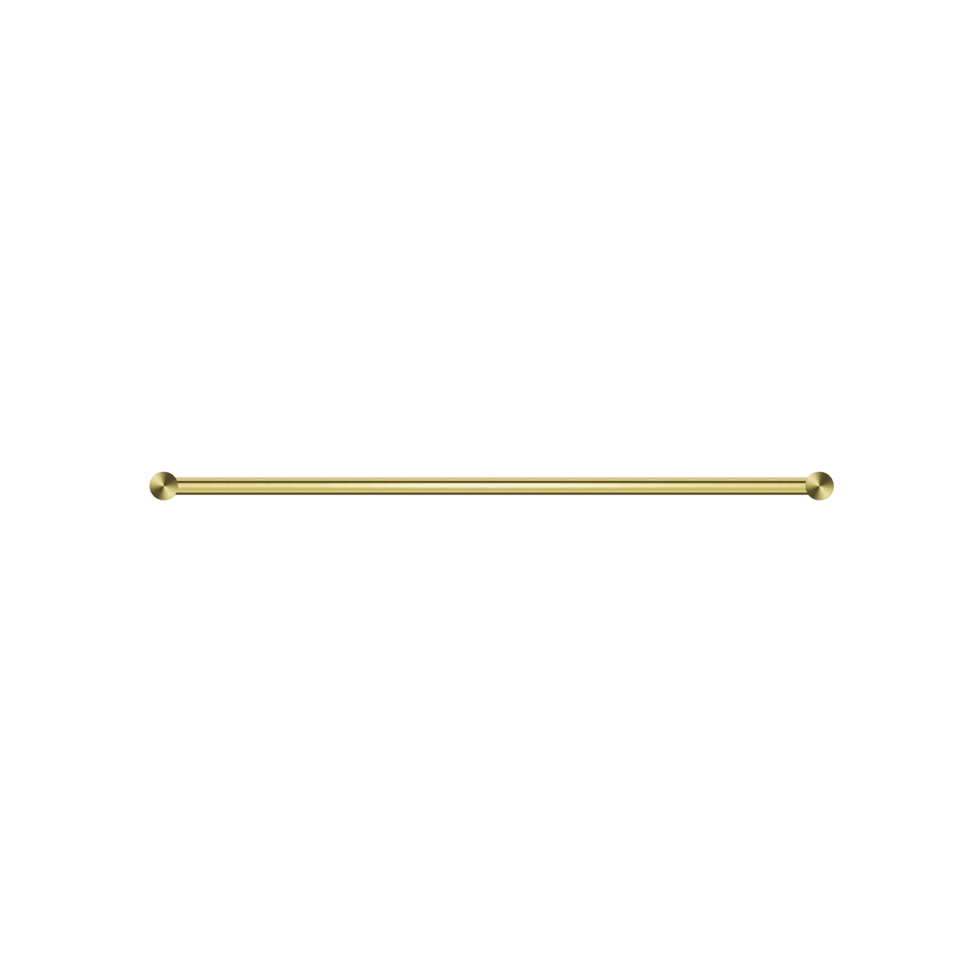 NERO NEW MECCA DOUBLE TOWEL RAIL 600MM BRUSHED GOLD - Ideal Bathroom CentreNR2324dBG