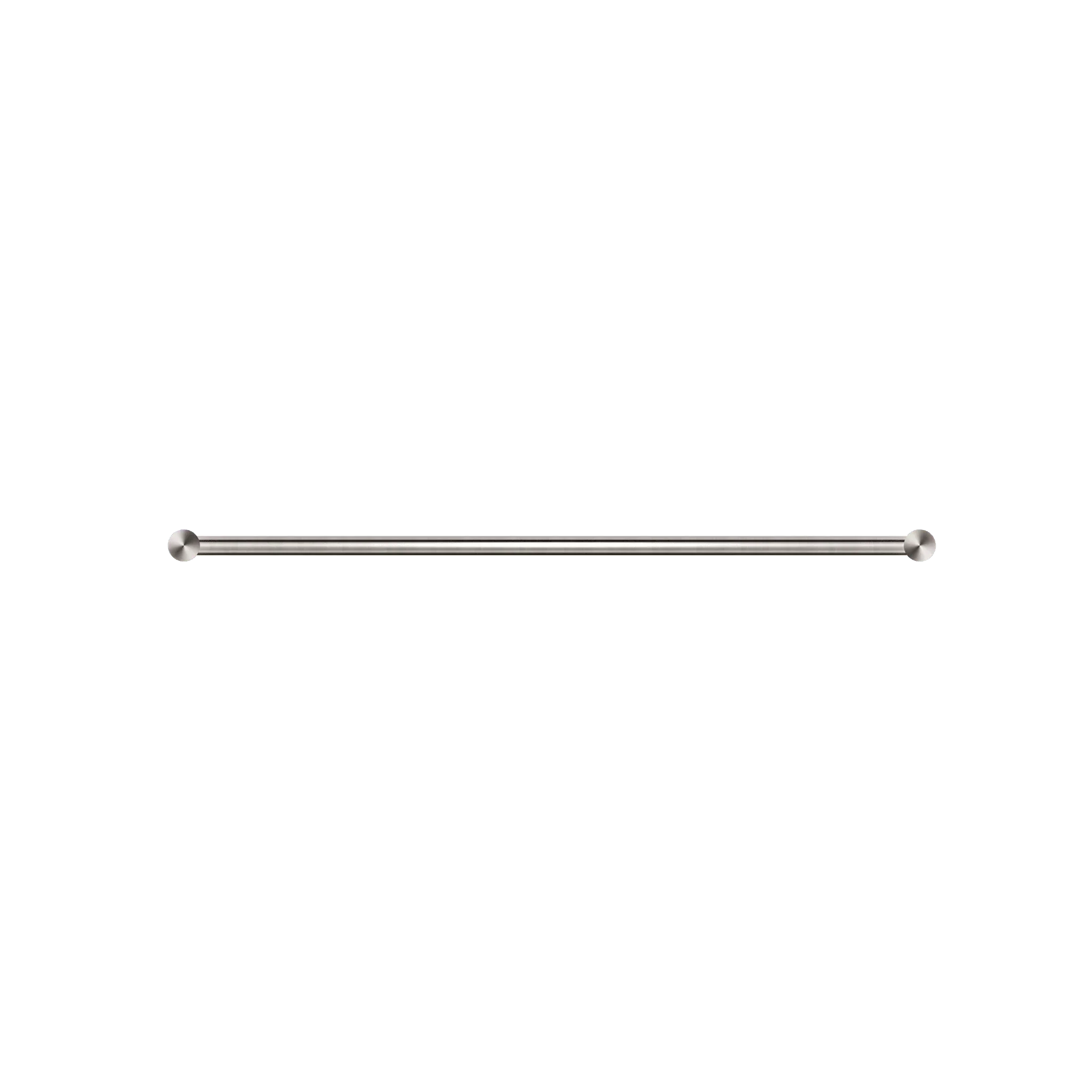 NERO NEW MECCA DOUBLE TOWEL RAIL 600MM BRUSHED NICKEL - Ideal Bathroom CentreNR2324dBN