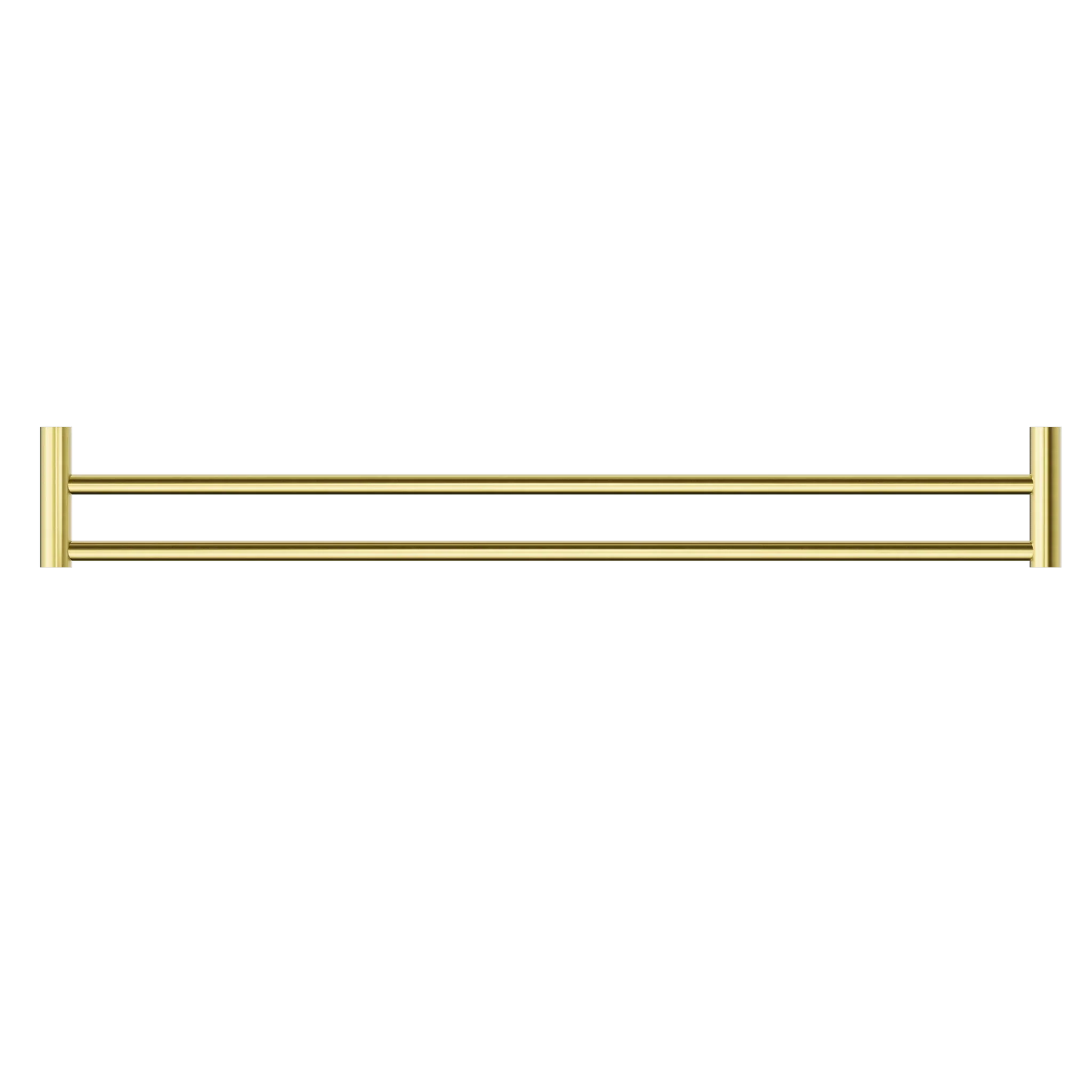 NERO NEW MECCA DOUBLE TOWEL RAIL 800MM BRUSHED GOLD - Ideal Bathroom CentreNR2330dBG