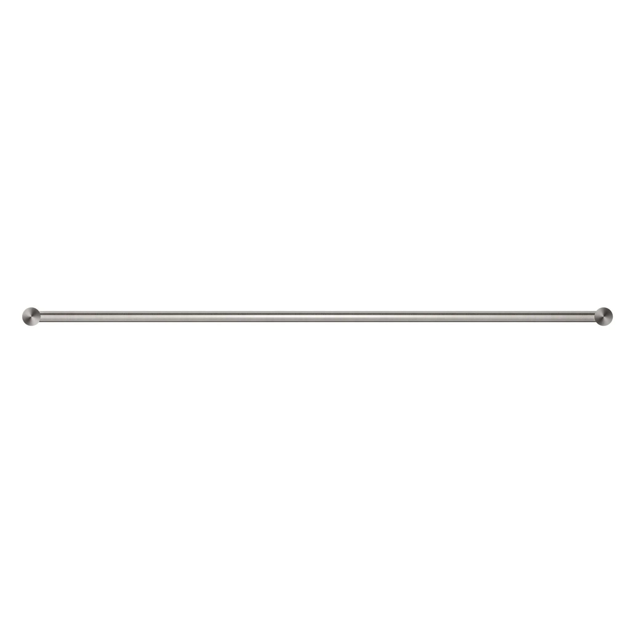 NERO NEW MECCA DOUBLE TOWEL RAIL 800MM BRUSHED NICKEL - Ideal Bathroom CentreNR2330dBN