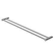NERO NEW MECCA DOUBLE TOWEL RAIL 800MM CHROME - Ideal Bathroom CentreNR2330dCH
