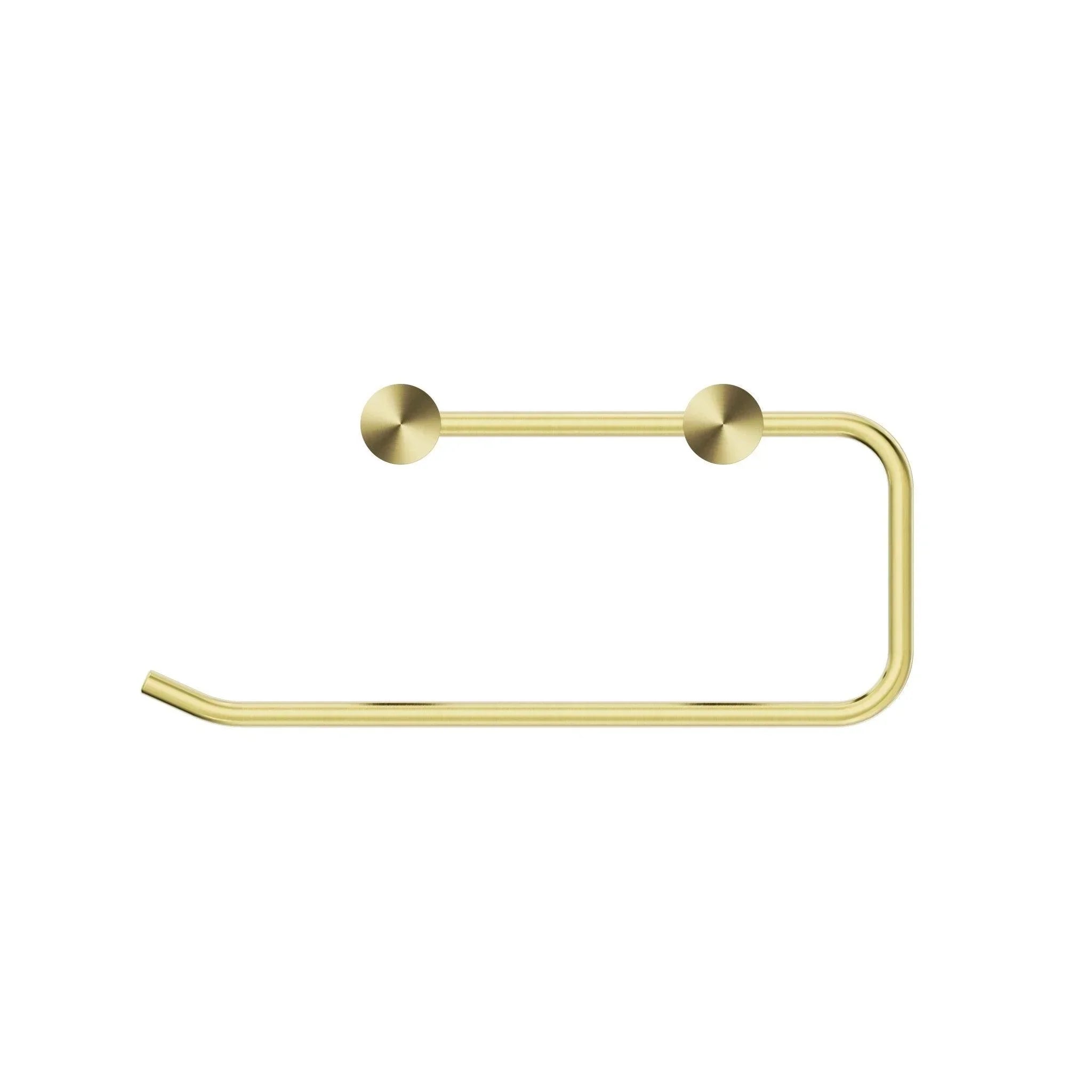 NERO NEW MECCA HAND TOWEL RAIL BRUSHED GOLD - Ideal Bathroom CentreNR2380BG