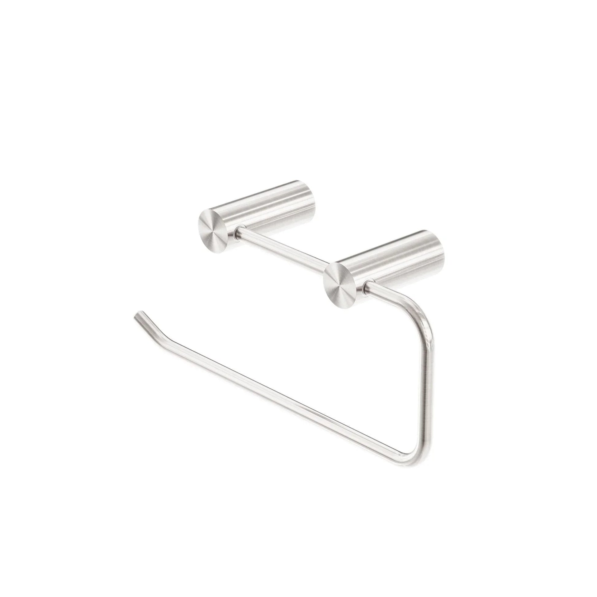 NERO NEW MECCA HAND TOWEL RAIL BRUSHED NICKEL - Ideal Bathroom CentreNR2380BN