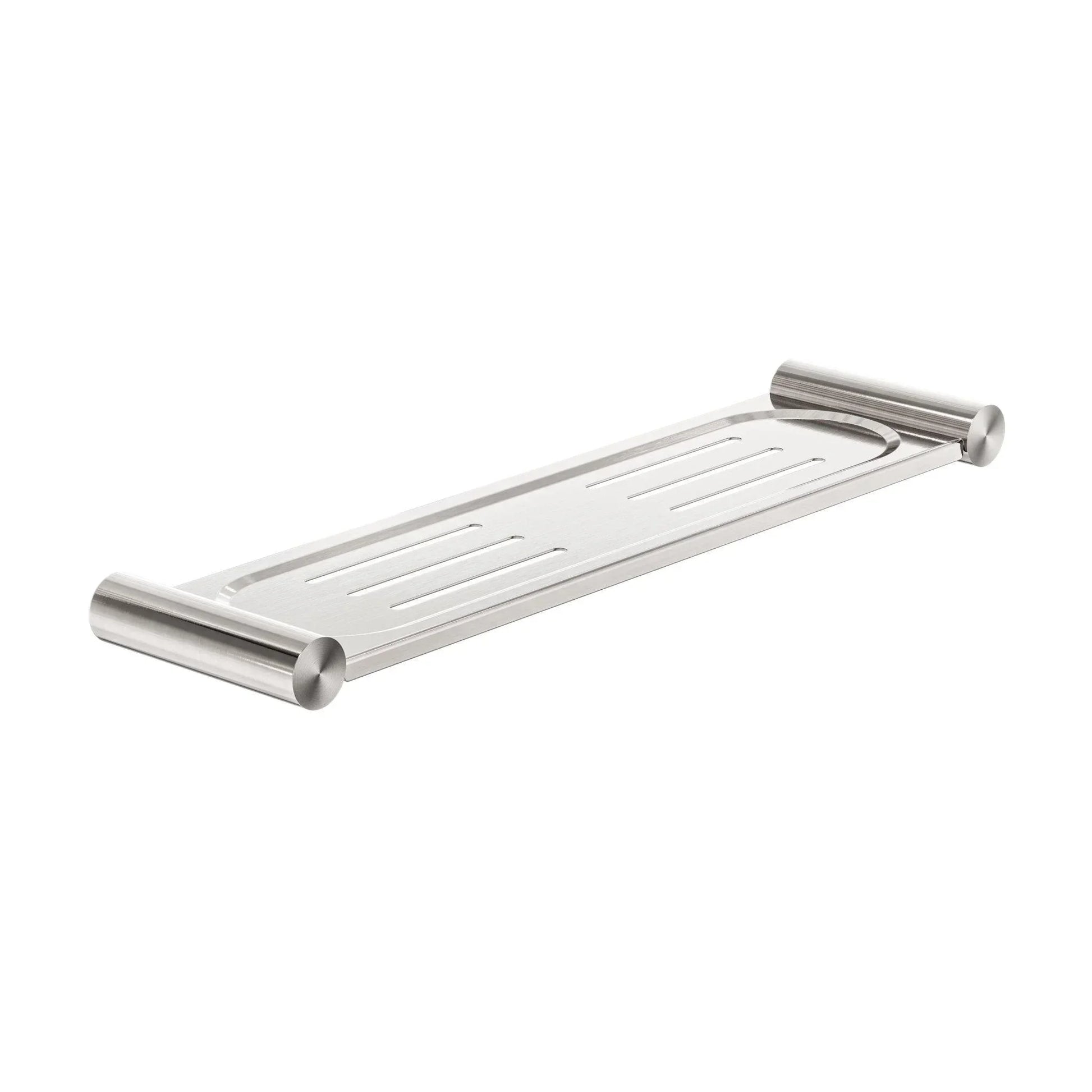 NERO NEW MECCA METAL SHOWER SHELF BRUSHED NICKEL - Ideal Bathroom CentreNR2387aBN