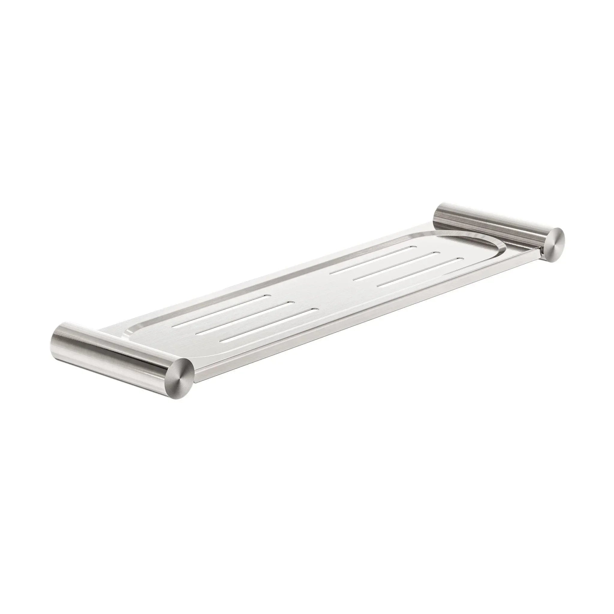 NERO NEW MECCA METAL SHOWER SHELF BRUSHED NICKEL - Ideal Bathroom CentreNR2387aBN