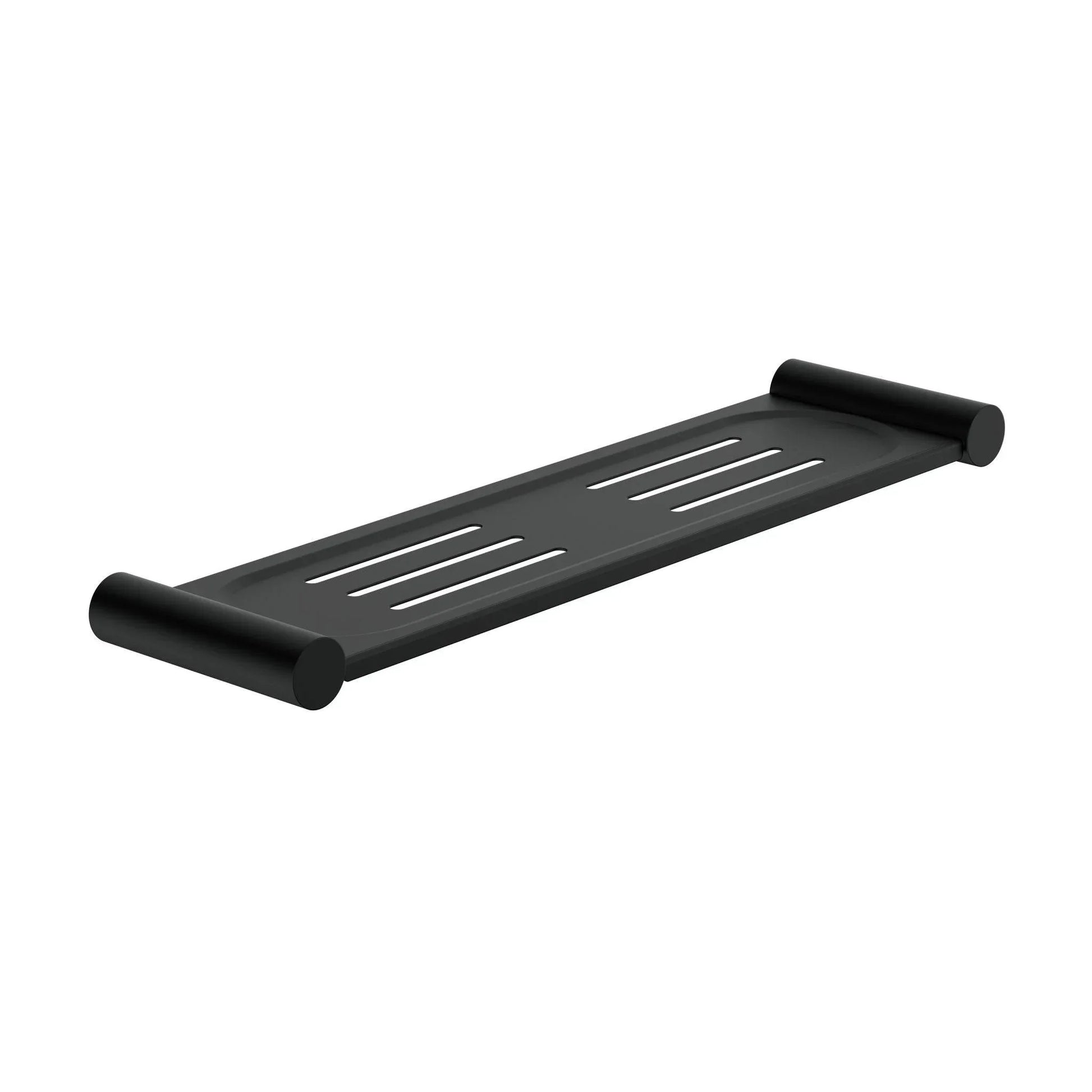 NERO NEW MECCA METAL SHOWER SHELF MATTE BLACK - Ideal Bathroom CentreNR2387aMB